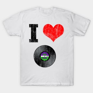 I Love Vinyl Records T-Shirt